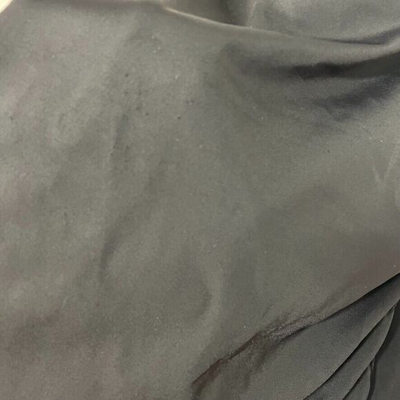 Lands' End Swim Top Tankini Black‎ Ruched Size 14 - Picture 2 of 8